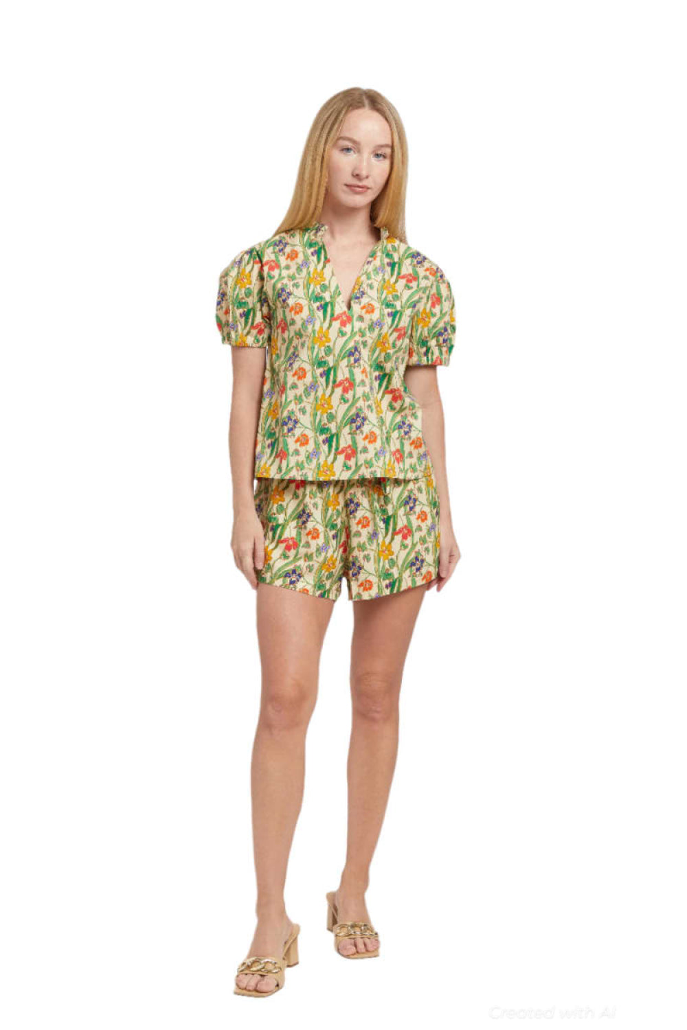 Ruby Top - Floral Symphony - Blouse