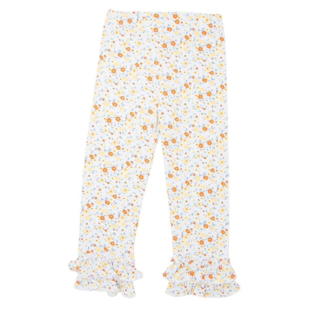 Ruffle Bottom Legging - Liberty Floral - Leggings