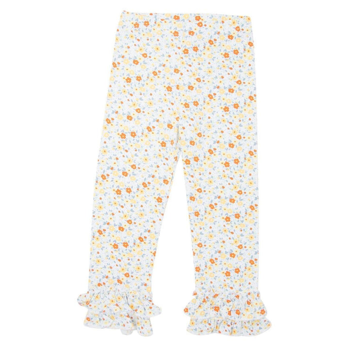 Ruffle Bottom Legging - Liberty Floral - Leggings