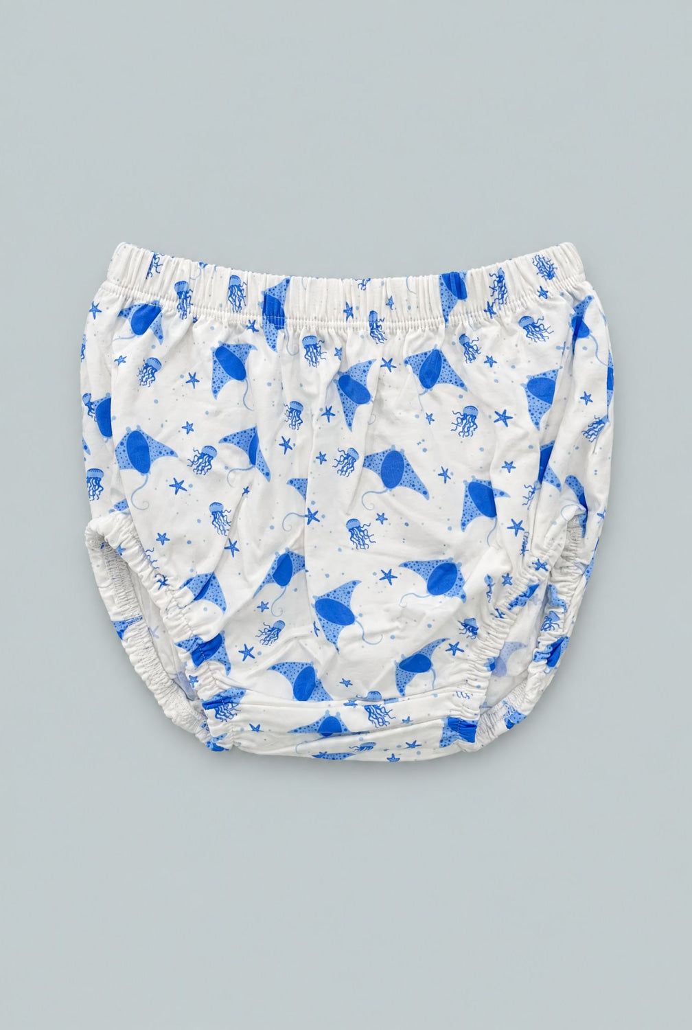 Ruffle Dress With Bloomer - Stingray Blue - Dresses