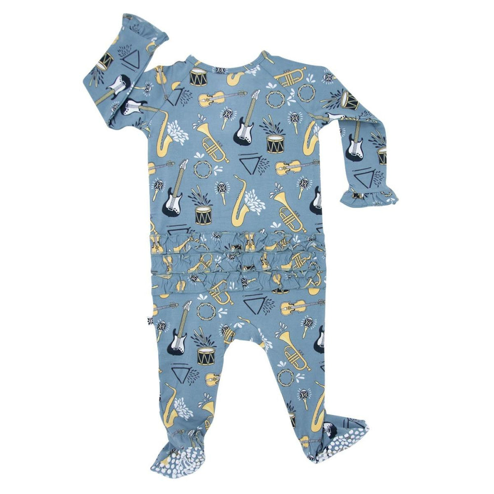 Ruffle Footie - On That Note - On That Note - Pajamas