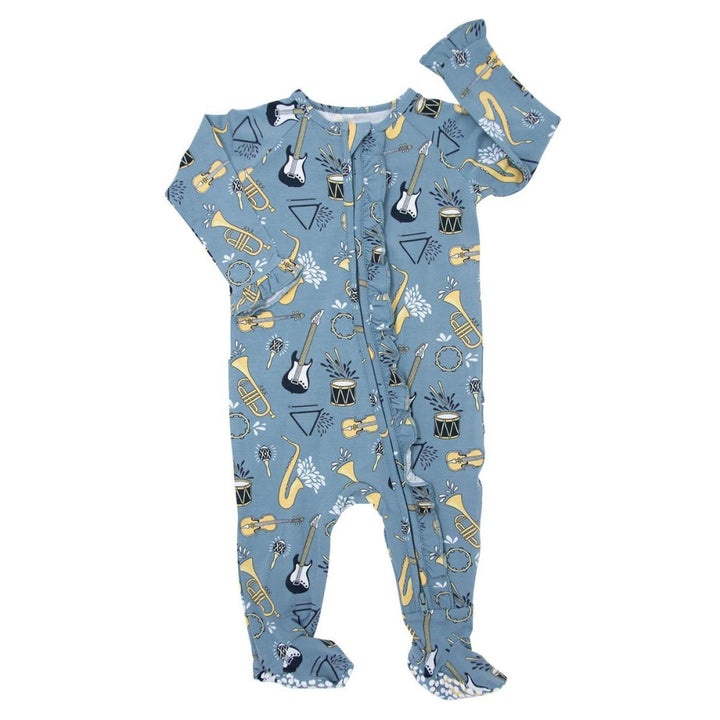 Ruffle Footie - On That Note - On That Note - Pajamas