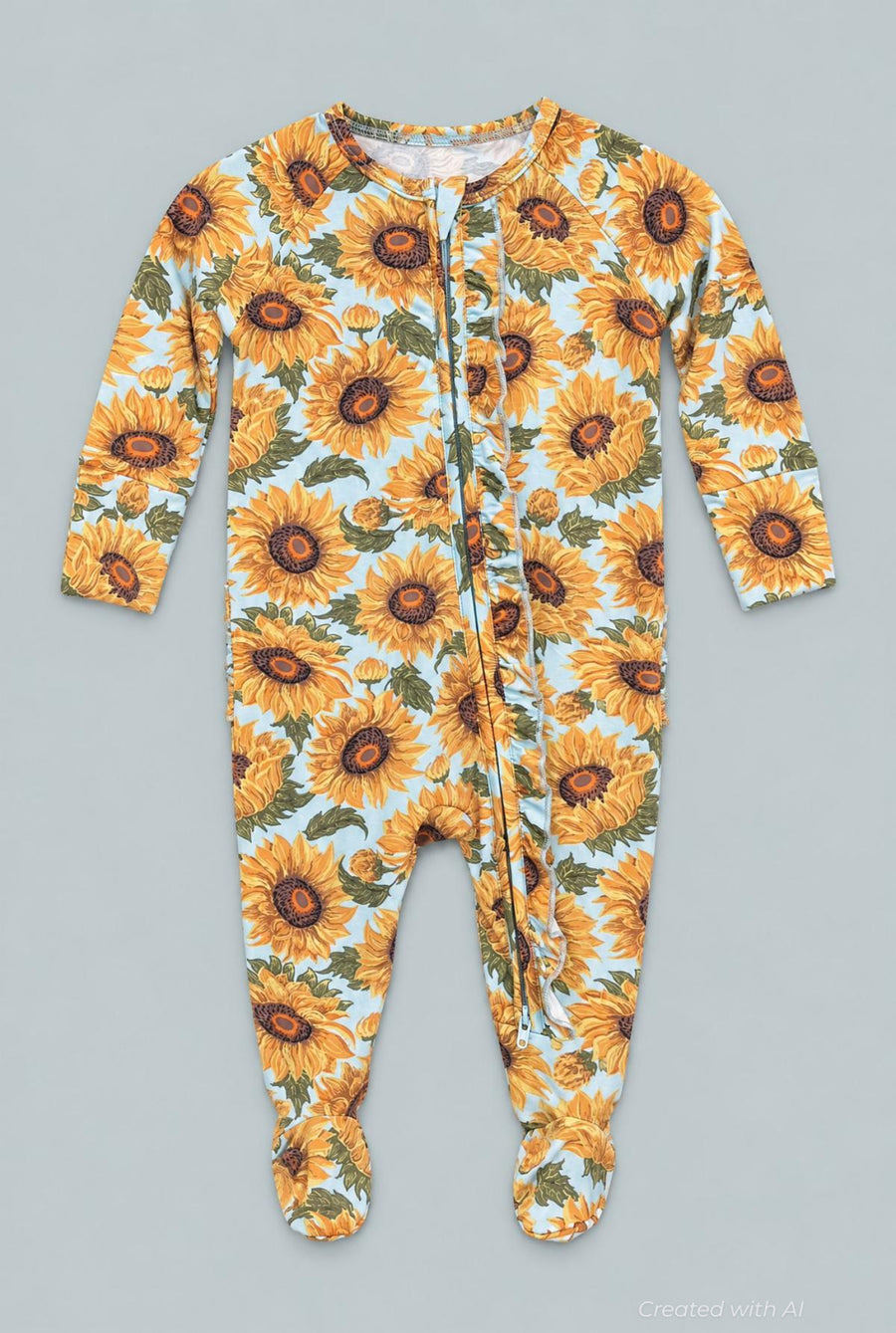 Ruffle Footie - Sammy’s Sunflower - Footies