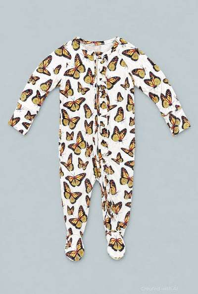 Ruffle Footie - The Great Migration - Onesie