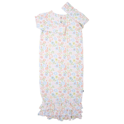 Ruffle Gown - Pretty Pansy - OS - Nightgown