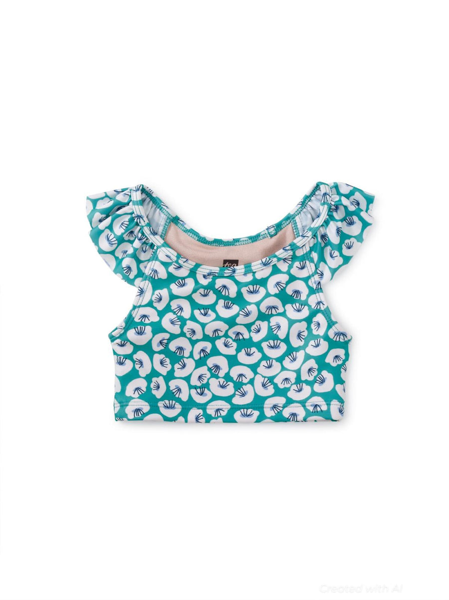 Ruffle Tankini Top - Rolling Floral - 5yr - Bikini Top
