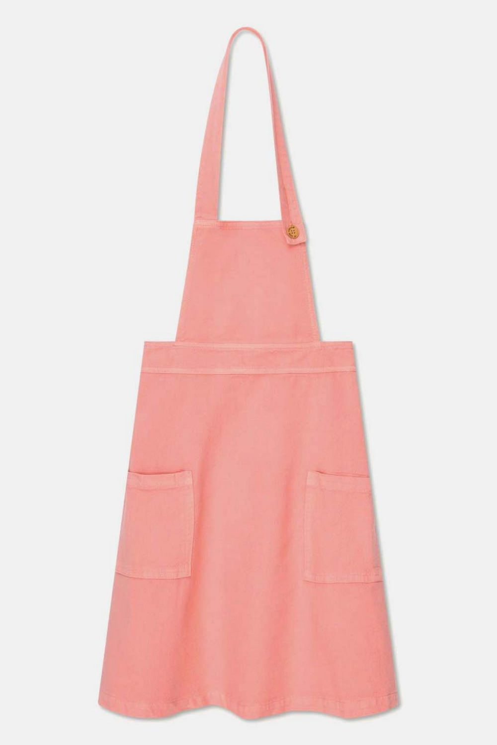 Rustic cotton one-shoulder dress - Coral - 6Y - Dresses