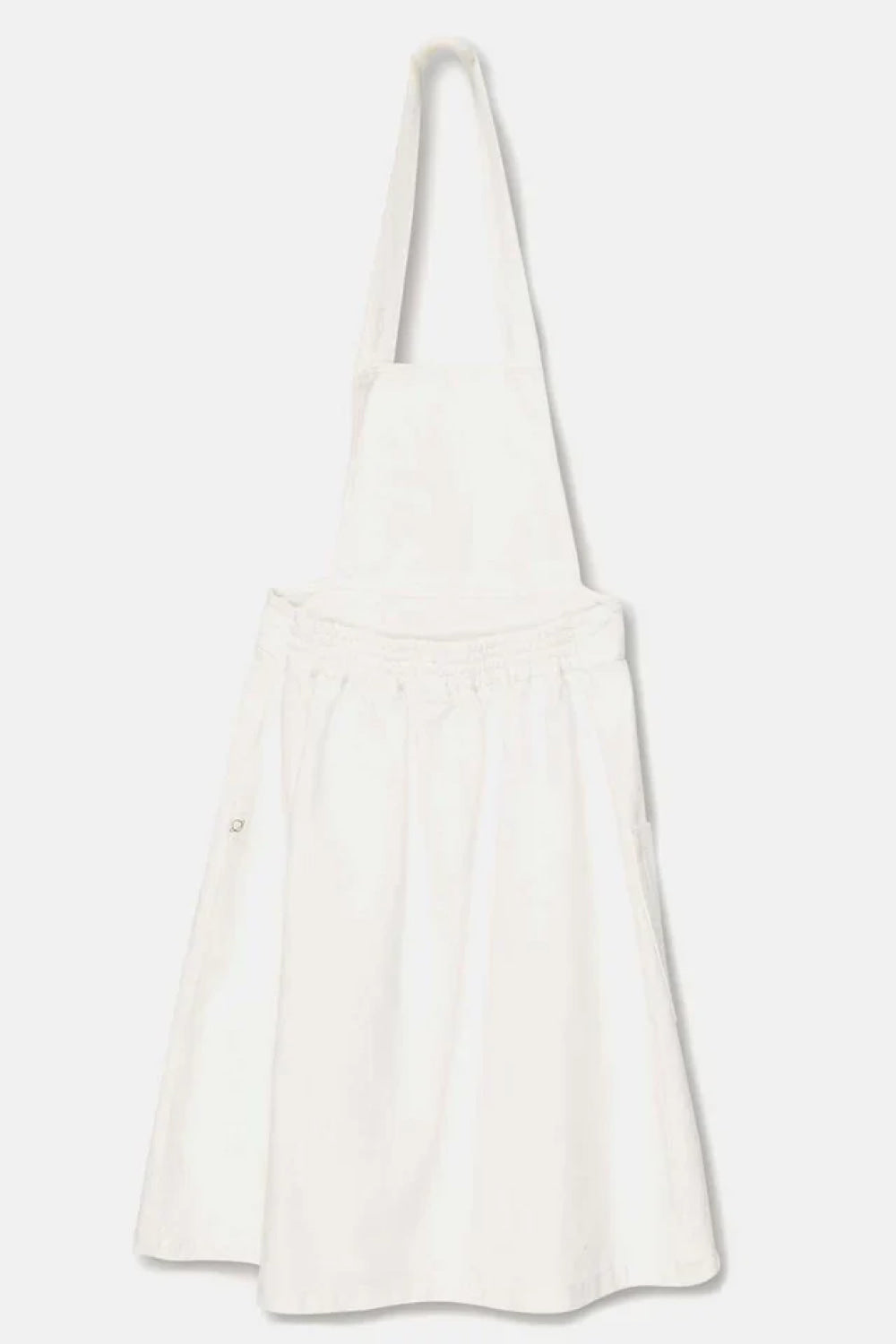 Rustic cotton one-shoulder dress - Ivory - 6Y - Dresses