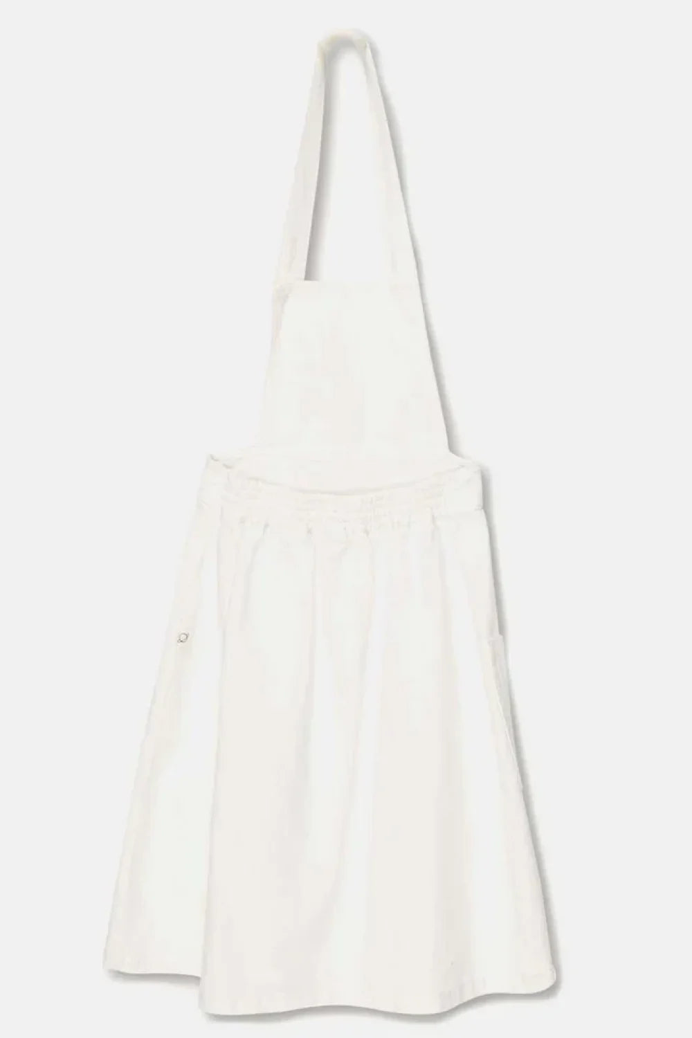 Rustic cotton one-shoulder dress - Ivory - 6Y - Dresses