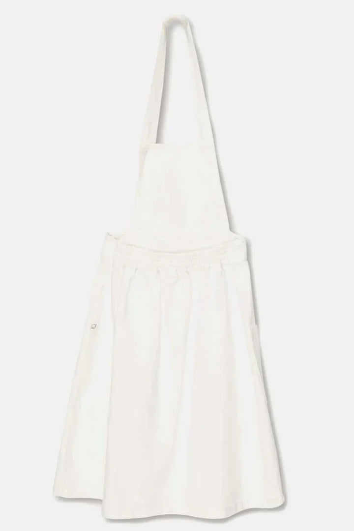 Rustic cotton one-shoulder dress - Ivory - 6Y - Dresses