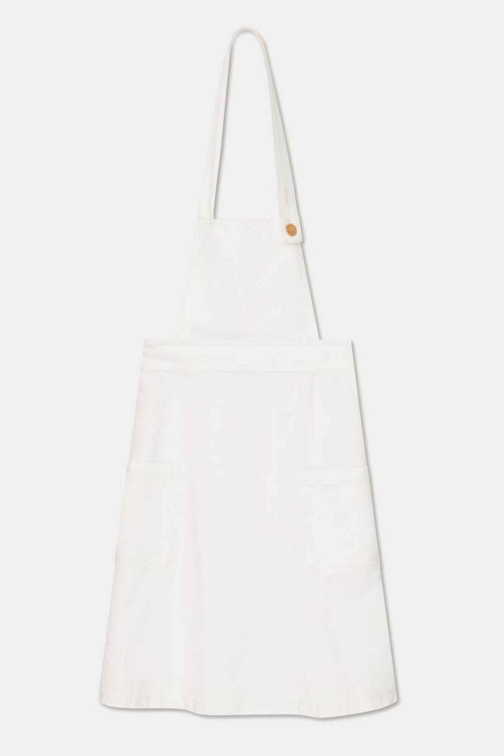 Rustic cotton one-shoulder dress - Ivory - 6Y - Dresses
