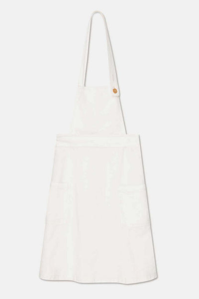 Rustic cotton one-shoulder dress - Ivory - 6Y - Dresses