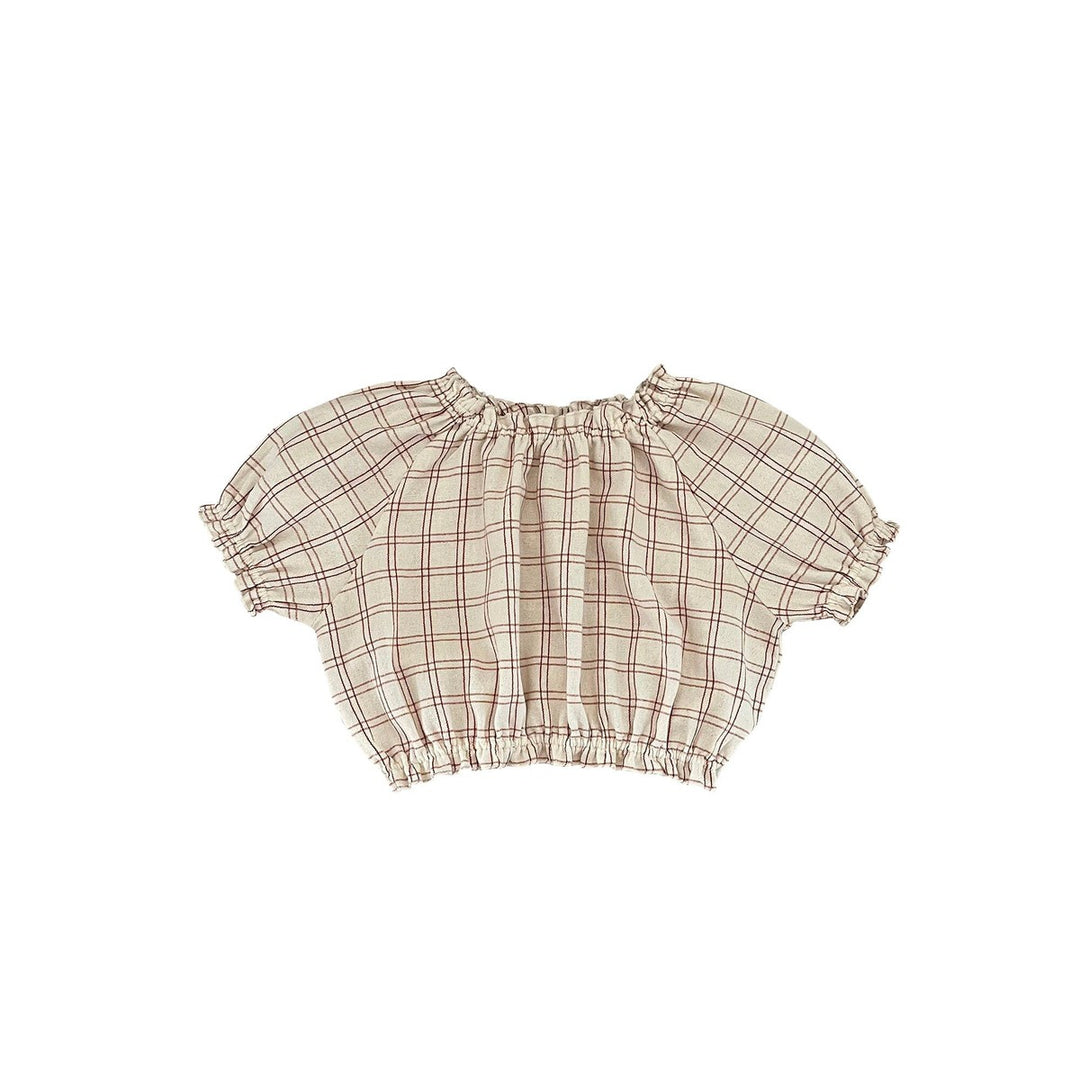 Josefine Blouse - Rustic Check Blouses Liilu 