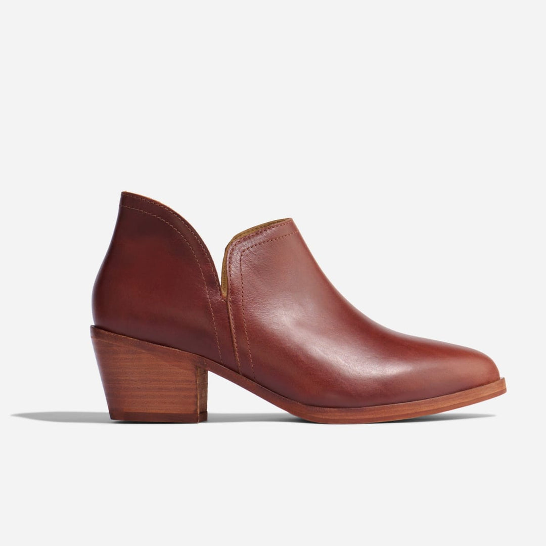 Mia Everyday Ankle Bootie - Auburn - FINAL SALE