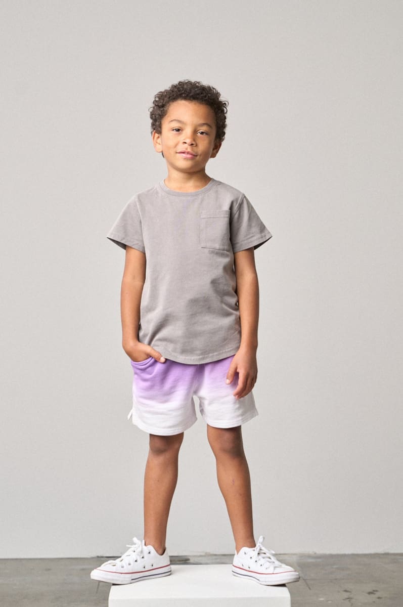 Ombre Sweatshort - Purple