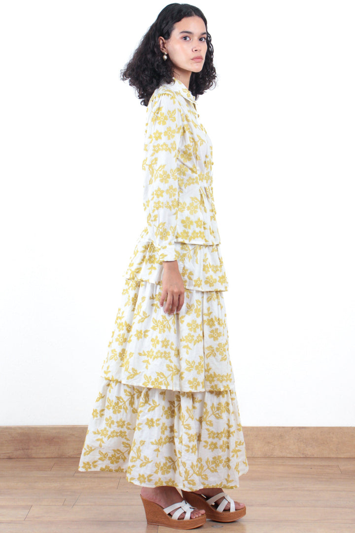 Sydney Maxi skirt - Citrus