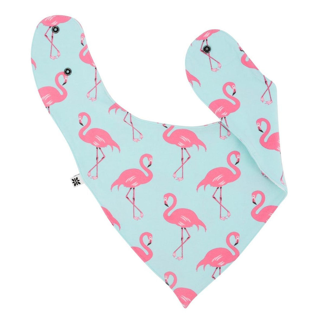 Baby Bib - Flamingo Aqua