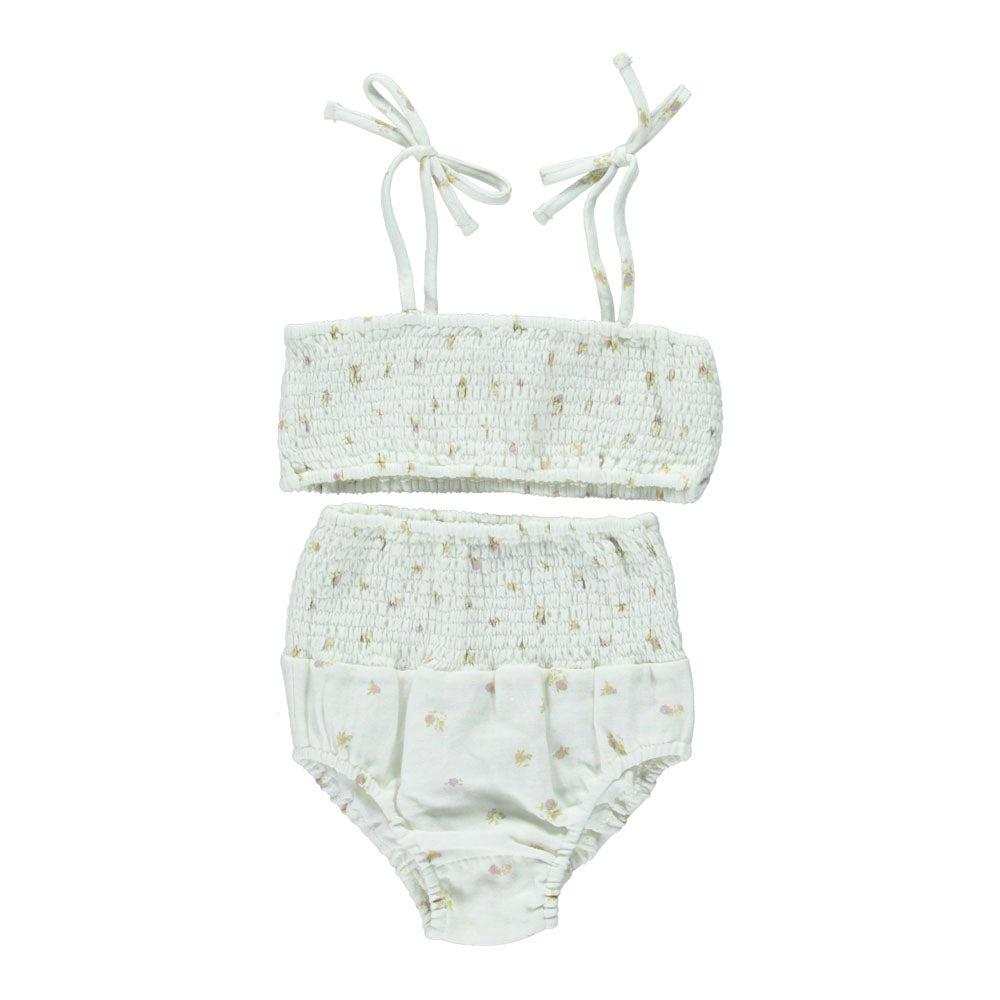 Lilian Bikini Set - Sig White Floral Swimwear Bebe Organic 