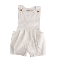 Button Front Pocket Playsuit - Sand