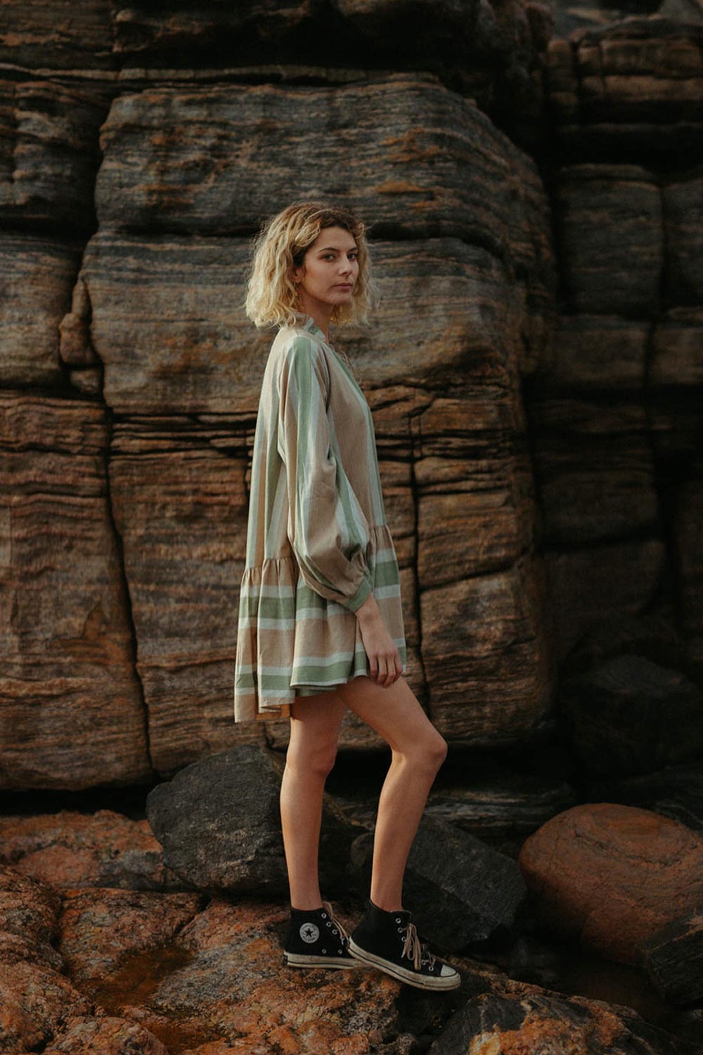 Manon Dress - Rhubarb