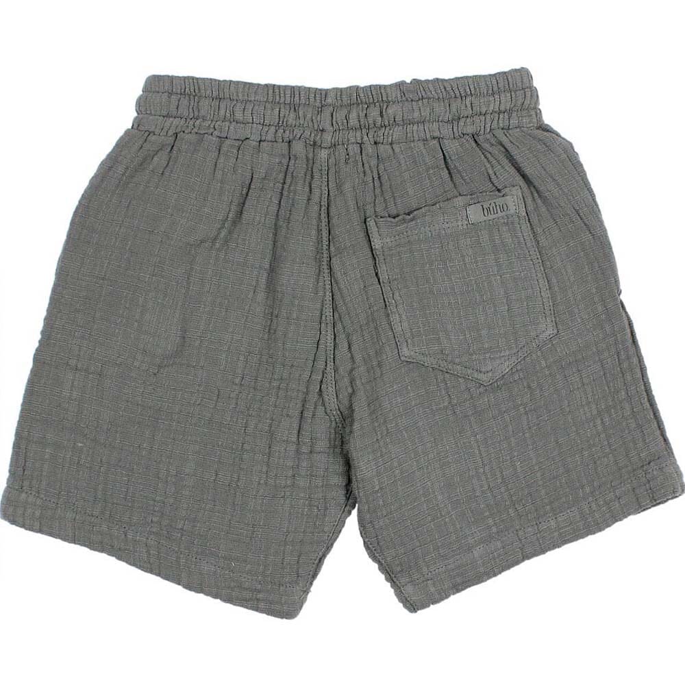 Double Gauze Bermuda - Graphite Shorts Buho 