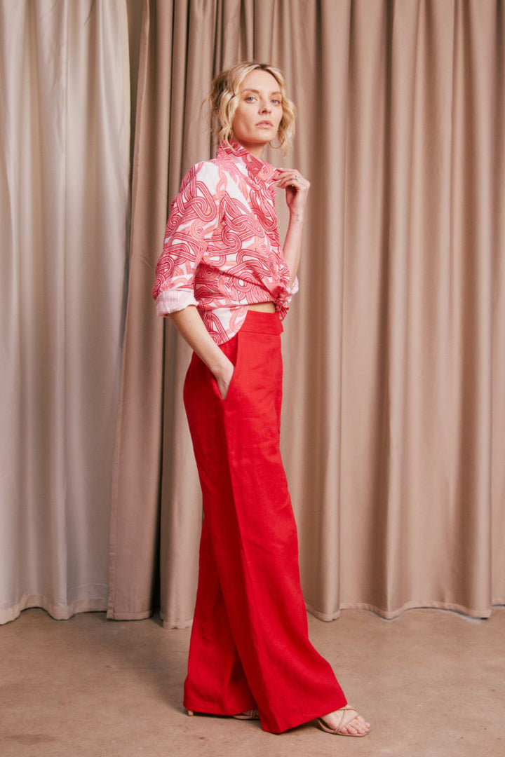 Resort Pant - Hot Coral