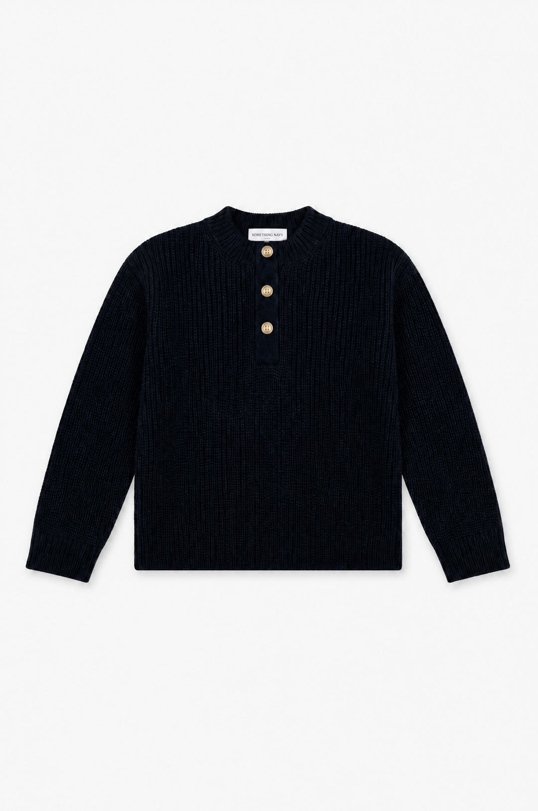 Henley Sweater - Black