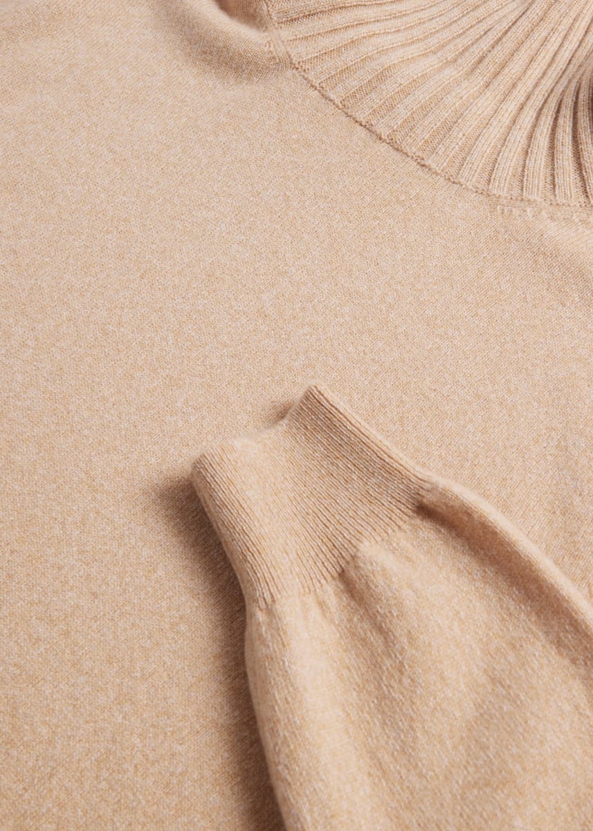 Phineas Cole Cashmere Turtleneck - Wheat