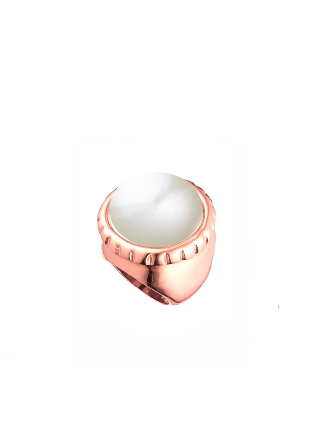 18k Rose Gold Statement Pearl Ring