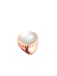 18k Rose Gold Statement Pearl Ring