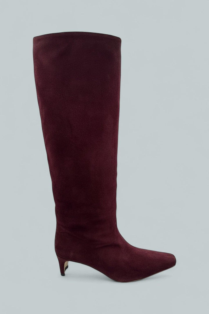 Women's Wally Suede Tall Boots - Syrah Suede