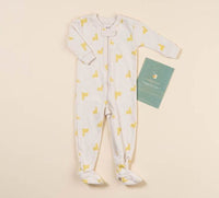 Footed Pajama Pima Cotton - Llamas Birch