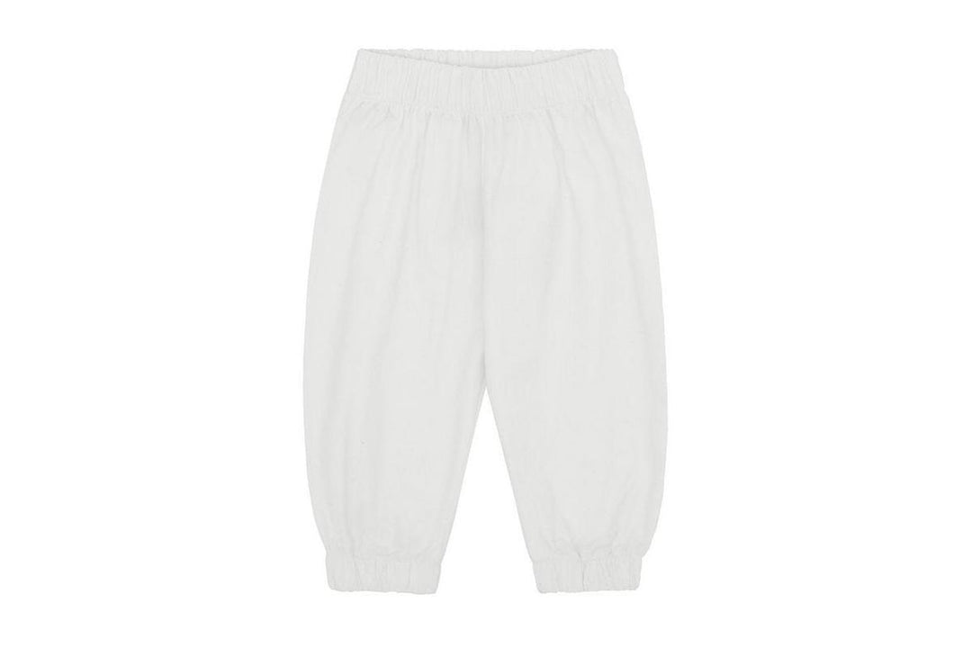 Baby Organic Cotton Corduroy Trousers - Ecru - No Dye