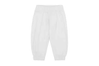 Baby Organic Cotton Corduroy Trousers - Ecru - No Dye