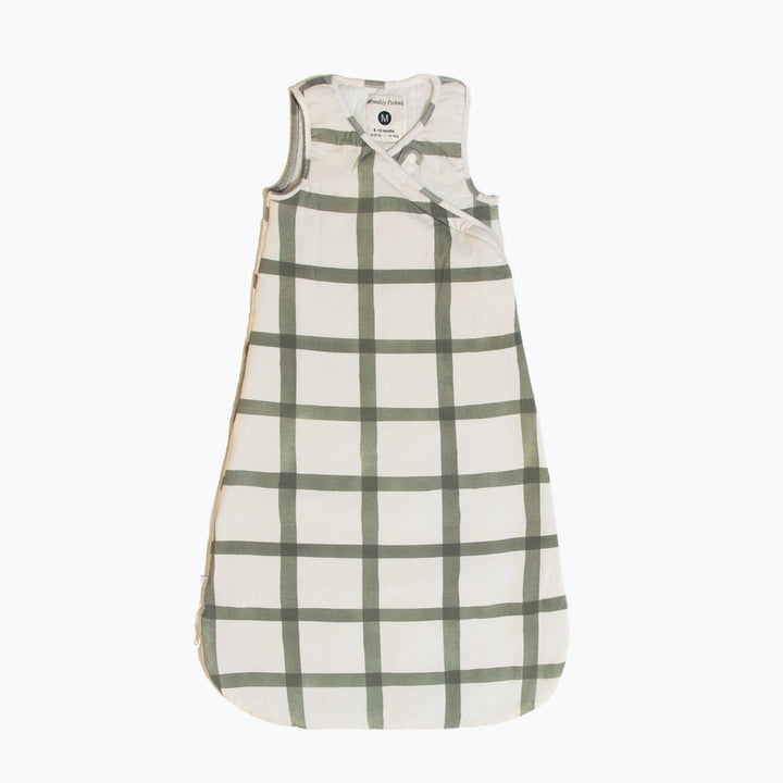 Sage Windowpane Blanket Sleeper - Swaddle - Baby