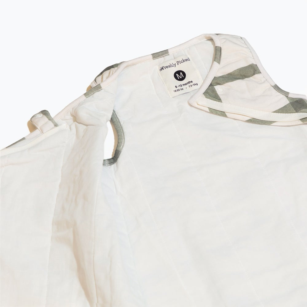 Sage Windowpane Blanket Sleeper - Swaddle - Baby