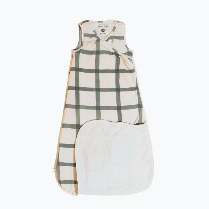Sage Windowpane Blanket Sleeper - Swaddle - Baby