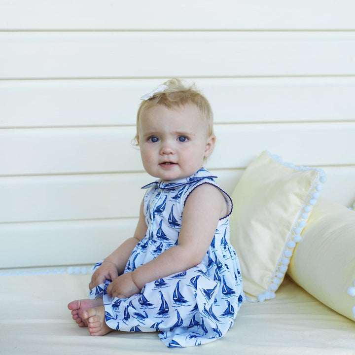 Sailboat Jersey Dress - 2y - Dresses