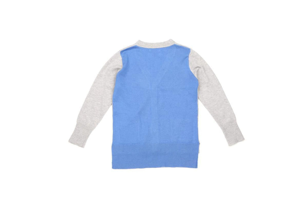 Sam V Neck Cardigan Bicolor - Grey / Blue - 12M - Cardigan