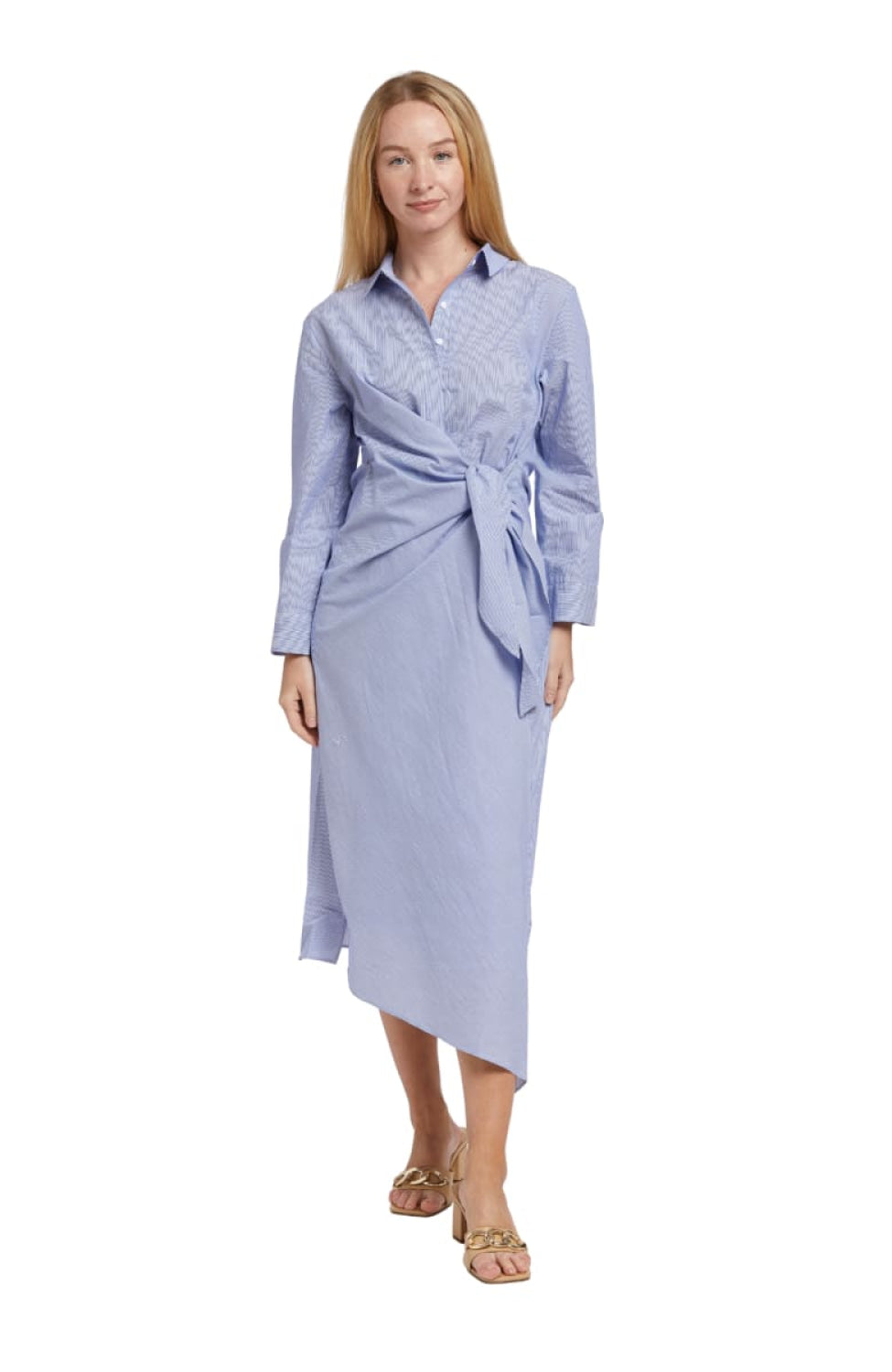 Samantha Dress - Blue Stripe - Dresses
