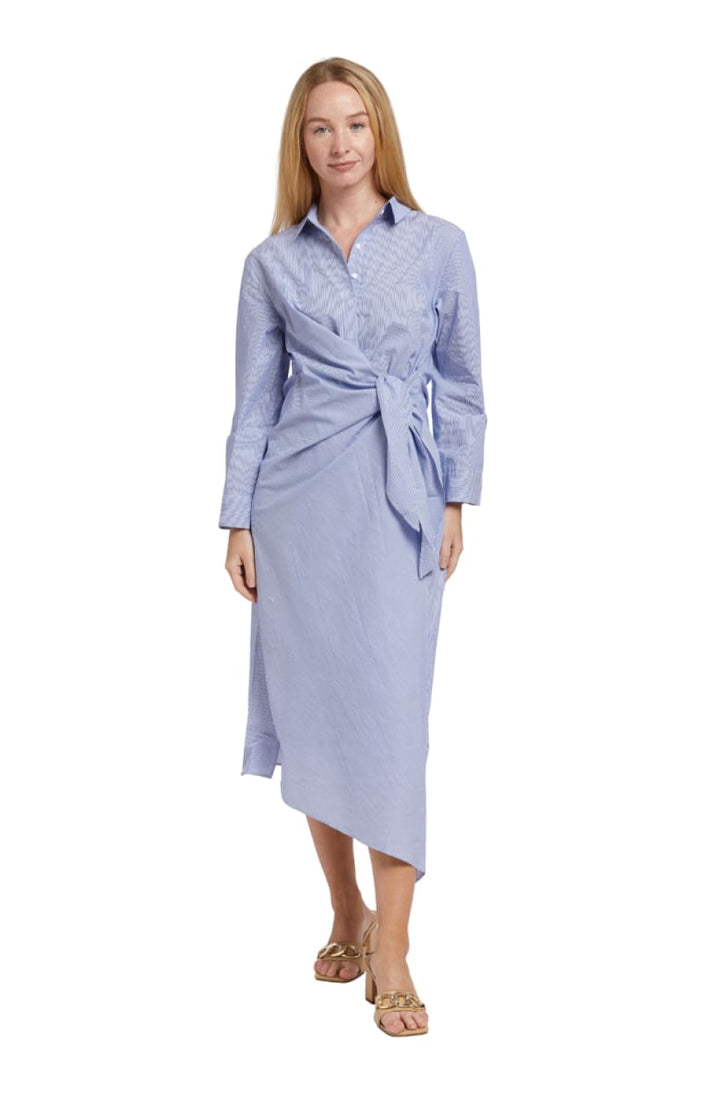 Samantha Dress - Blue Stripe - Dresses