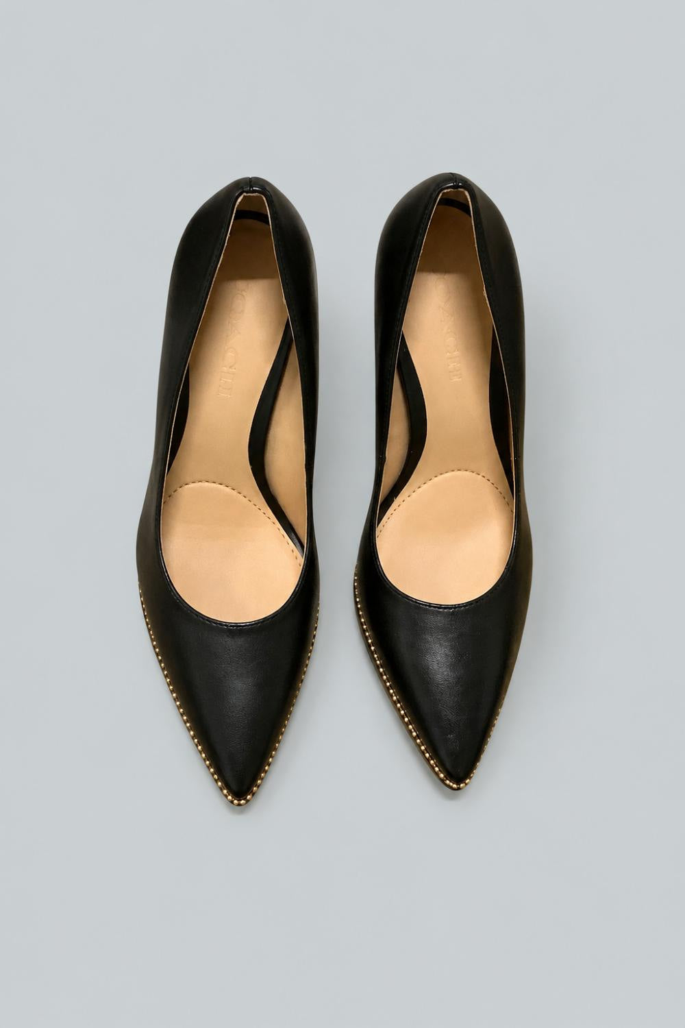 Samantha Leather Pumps - Black - 6.5M - Heels