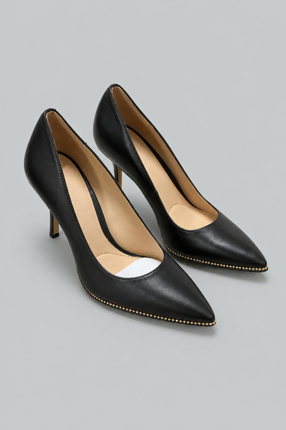 Samantha Leather Pumps - Black - 6.5M - Heels