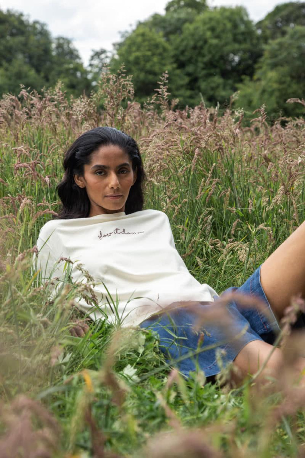 Samira Organic Cotton Top - White - T-shirt