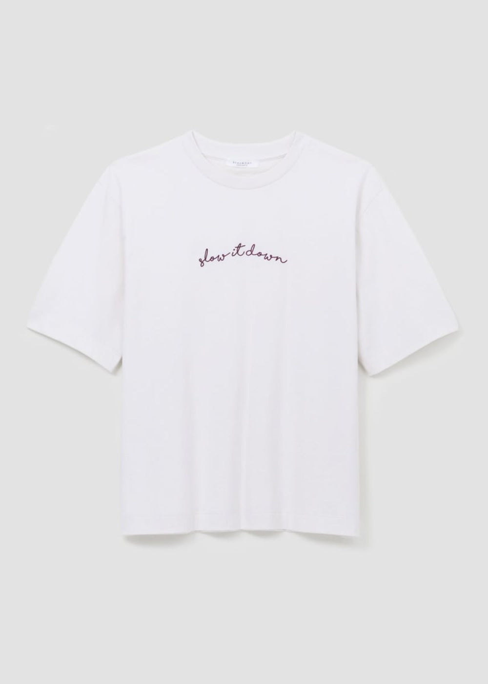 Samira Organic Cotton Top - White - T-shirt