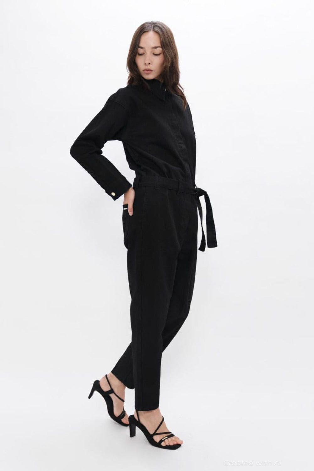San Francisco Denim Boilersuit - Celeste - Jumpsuit