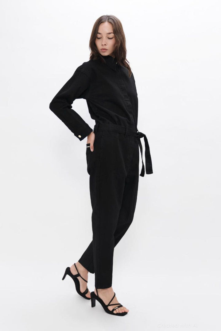San Francisco Denim Boilersuit - Celeste - Jumpsuit
