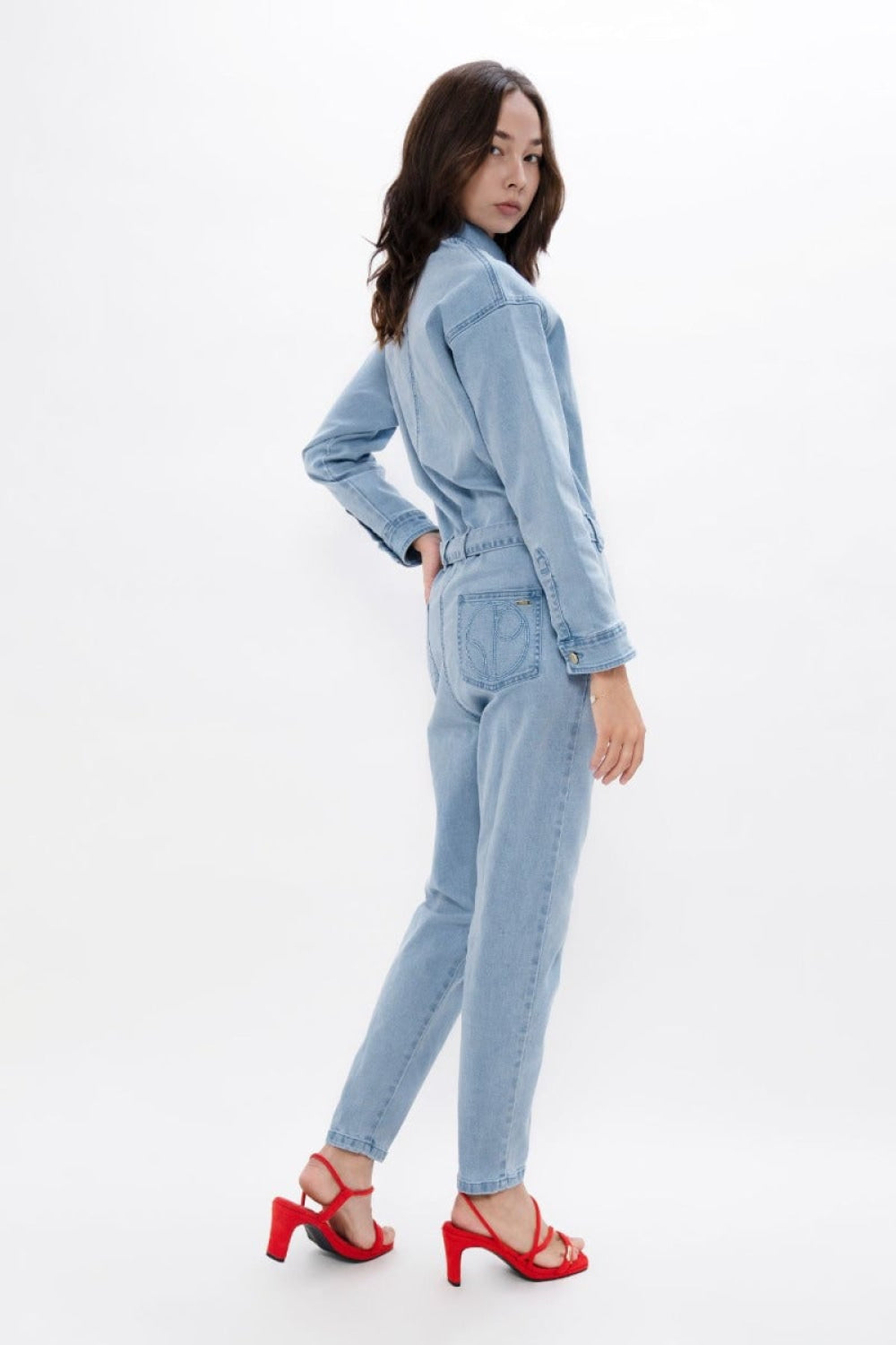 San Francisco Denim Boilersuit - Sky - Jumpsuit