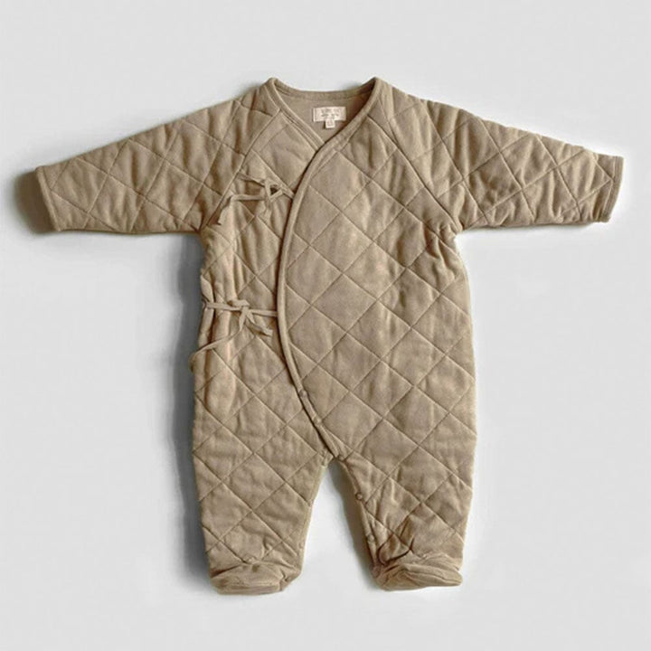 The Quilted Suit - Sand Bodysuits + Onesies The Simple Folk 