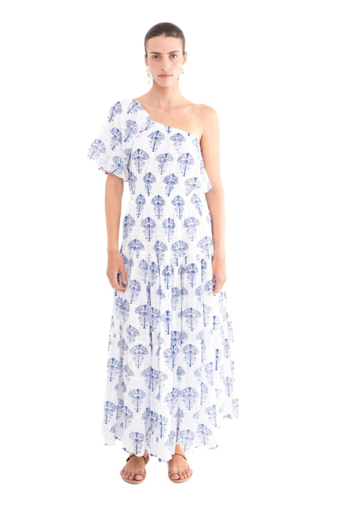 Sarah One Shoulder Dress - Lotus-Flower - Dresses